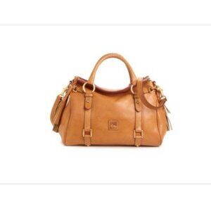 Dooney & Bourke Women's Florentine Leather Vachetta Small Satchel in Natural